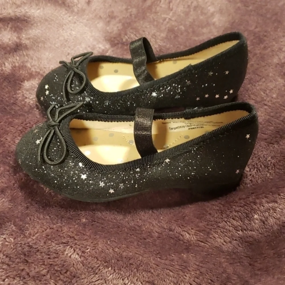 Cat‎ and Jack Sparkly Star Ballet Shoes